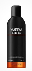 Brand newDrakkar Intense by Guy Laroche for Men Body Deodorant Spray 5.8oz Can