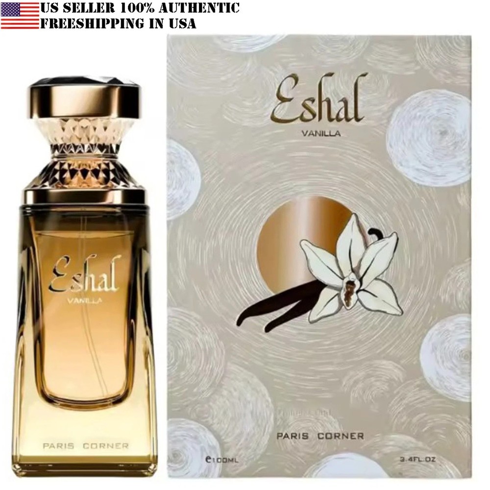 Eshal Vanilla by Paris Corner Box for Women 3.4 Oz Eau De Parfum Spray