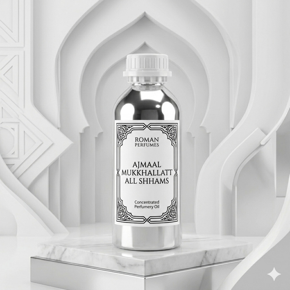 Roman Mukkhallatt All Shhams Perfume Oil Arabian Oud Fragrance 3.4 fl oz