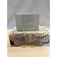 Avon Fragrant Notions Collectible Gift Set Porcelain Thimble Grandma Nostalgic