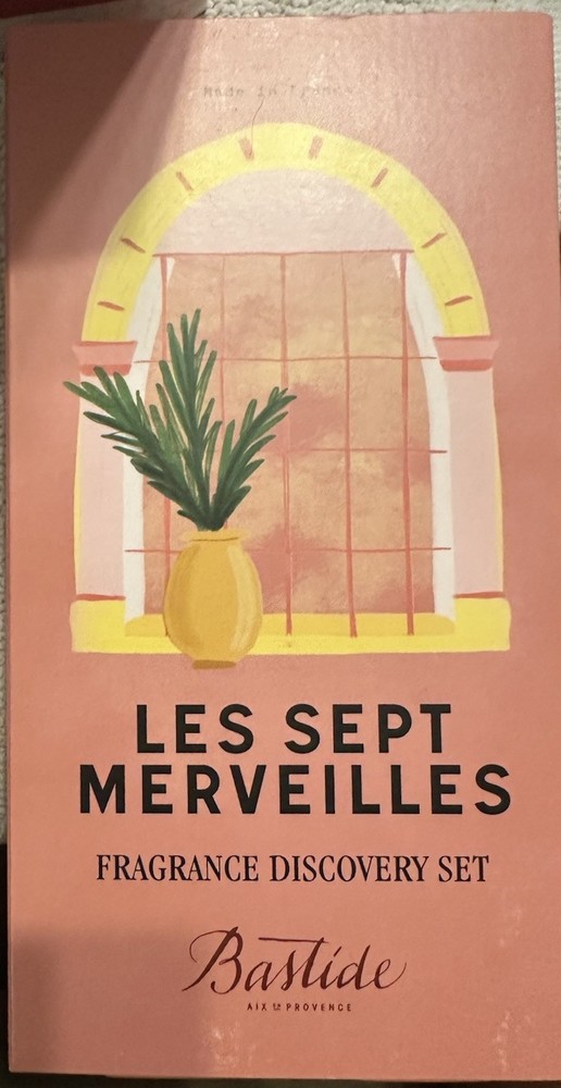 Bastide Les Sept Merveilles Fragrance Discovery Set 7 x 2ml EDT Samples New