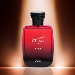 Rasasi Hawas Fire 3.4 FL OZ / 100 ML Eau De Parfum Spray – 100 % AUTHENTIC
