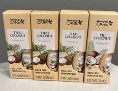 Personal Care Thai Coconut Roll-On Perfume Oil 0.33 oz Each 4pk New