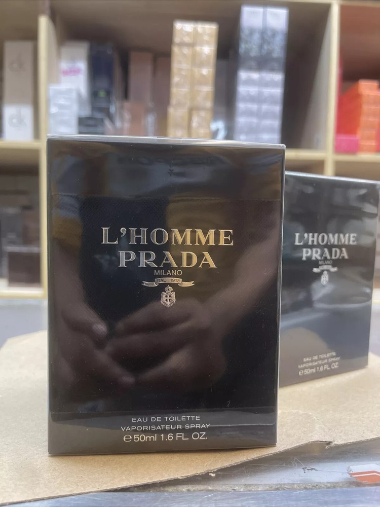 L’Homme Prada by Prada 1.6 oz or 3.4 oz EDT Toilette Pour Homme Men * NEW SEALED