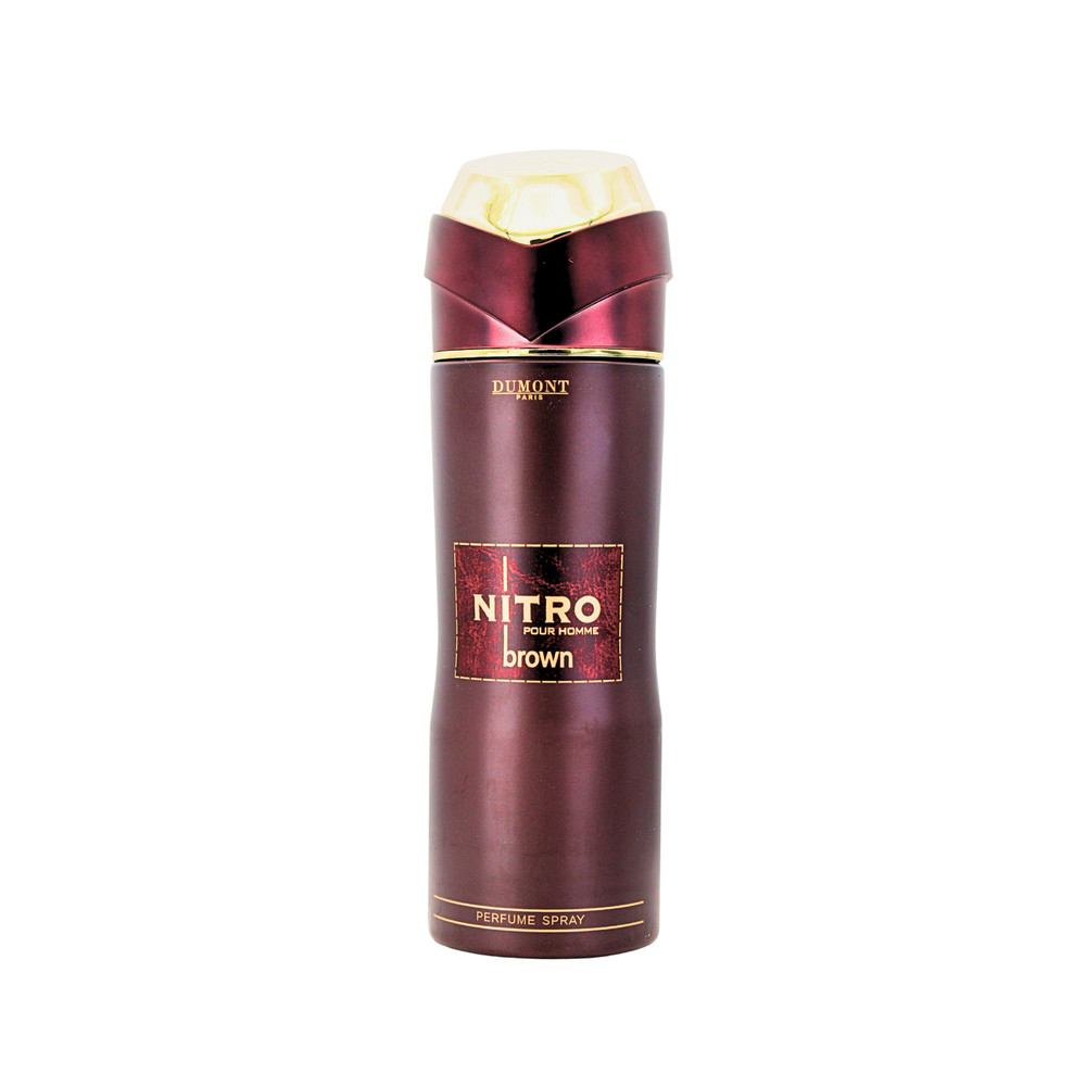 *DUMONT PARIS NITRO BROWN POUR HOMME PERFUME SPRAY 6.8FL.OZ | 200ML