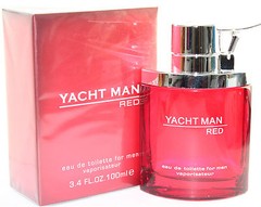 YACHT MAN RED 3.4/3.3 OZ EDT SPRAY FOR MEN NEW IN A BOX BY MYRURGIA