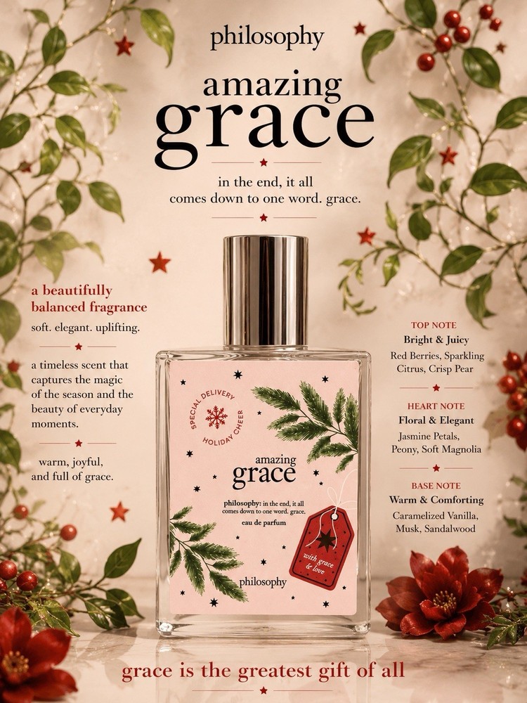 PHILOSOPHY Amazing GRACE Eau de Parfum EDP Perfume Spray 4 fl. oz. 120ml SEALED