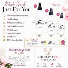 Pink Musk Sticks Perfume Body Spray & Roll-On Fragrance Duo Alcohol-Free 3 Sizes