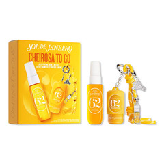 Sol de Janeiro Cheirosa 62 To Go 3pc Travel Set w/ LTD ED key chain & solid per