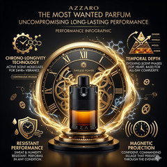 Azzaro The Most Wanted Parfum 100ml 3.38oz Men’s Fragrance Spray New Box