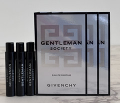 3x Givenchy Gentleman Society Eau De Parfum Spray Samples 1 ml / 0.03 oz New