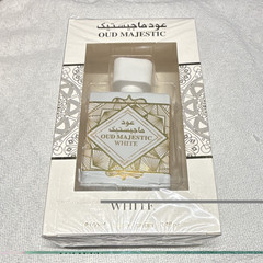 Atika Perfumes Oud Majestic White Eau de Parfum Spray, Regular Size 3.4 fl oz
