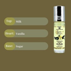 Spanish Vanilla Perfume Oil 06 Oz Long Lasting Body Oil for Women