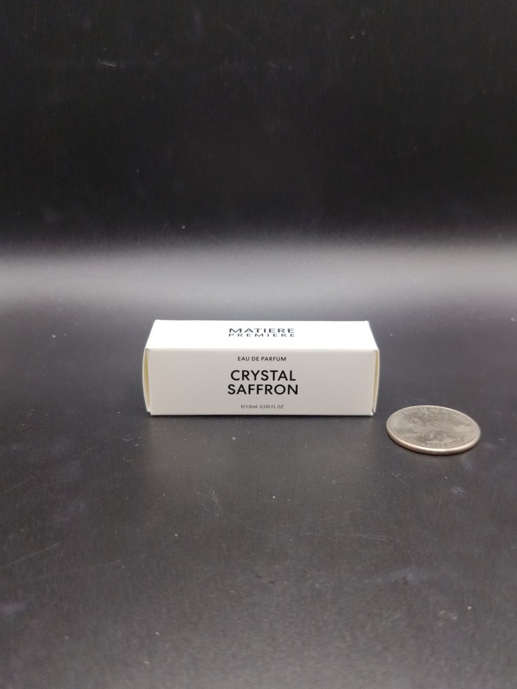 Matiere Premiere Crystal Saffron Eau de Parfum EDP Sample Spray .05oz/ 1.5ml NIB