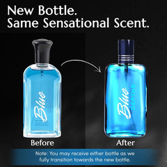 Blue Depths Eau De Toilette Fragrance Spray – 3.4 Fl Oz. Fresh Aquatic Cologne f