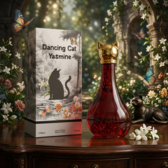 Dancing Cat Yasmine Eau de Parfum Natural Spray for Women, 90ml / 3.0 fl oz