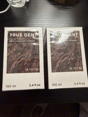 Avon TRUE GENT Eau de Toilette Spray Cologne 3.4 fl. oz (Lot of 2) NEW/SEALED