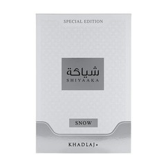 Khadlaj Shiyaaka Snow Eau De Parfum Spray for Men, 3.4 Ounce
