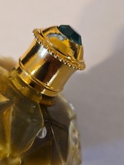 Faberge Grace De Monaco Perfume with Green Jewel Top – Miniature Bottle
