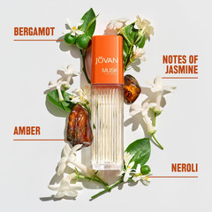Jovan Musk for Women Eau De Cologne Spray 2 Fl Oz (Pack of 1), Notes of Jasmine,