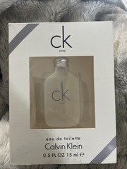 Calvin Klein CK One Eau De Toilette 0.5 fl oz Splash Unisex Dented Box