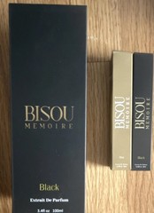 Bisou Memoire Black Extrait De Parfum Spray 3.4 fl oz w matching travel