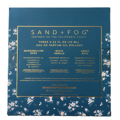 Sand+Fog EDP Oil Discovery Set 3x10ML Marshmallow Skies,White Vanilla,Sweet Rose