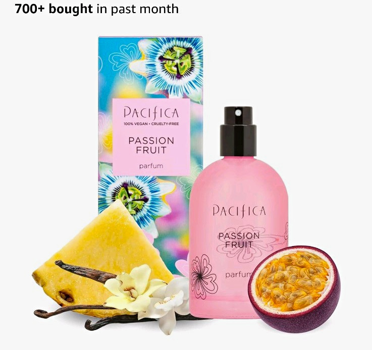 Pacifica Passion Fruit Perfume Spray 2 fl oz Vegan Cruelty-Free Non-Toxic