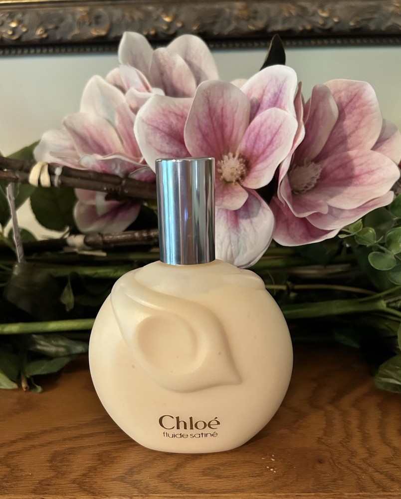 Vintage CHLOE PARFUMS LAGERFELD Fluide Satine Perfumed Body Lotion 250 ml 8.4 oz