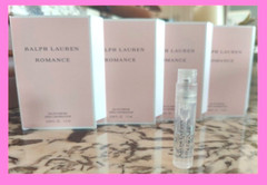 ROMANCE by Ralph Lauren EDP eau de PARFUM Perfume Spray SAMPLE VIAL 4 x .04oz!