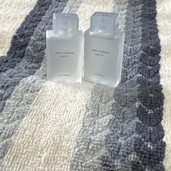 2x Dolce & Gabbana Light Blue Eau Intense Eau De Parfum Mini Splash Women 4.5 ml