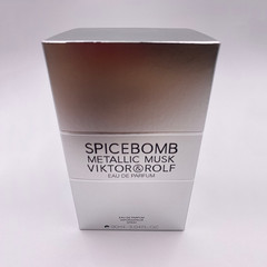 Viktor & Rolf Spicebomb Metallic Musk Eau de Parfum 3.04oz For Men NEW SEALED