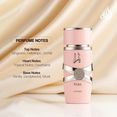 Lattafa Yara – Vanilla, Gourmand, Fruity, Floral – Eau de Parfum Long-Lasting Fr