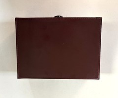 Vintage Aramis Faux Leather Box With 3-Piece Gift Set New Old Set