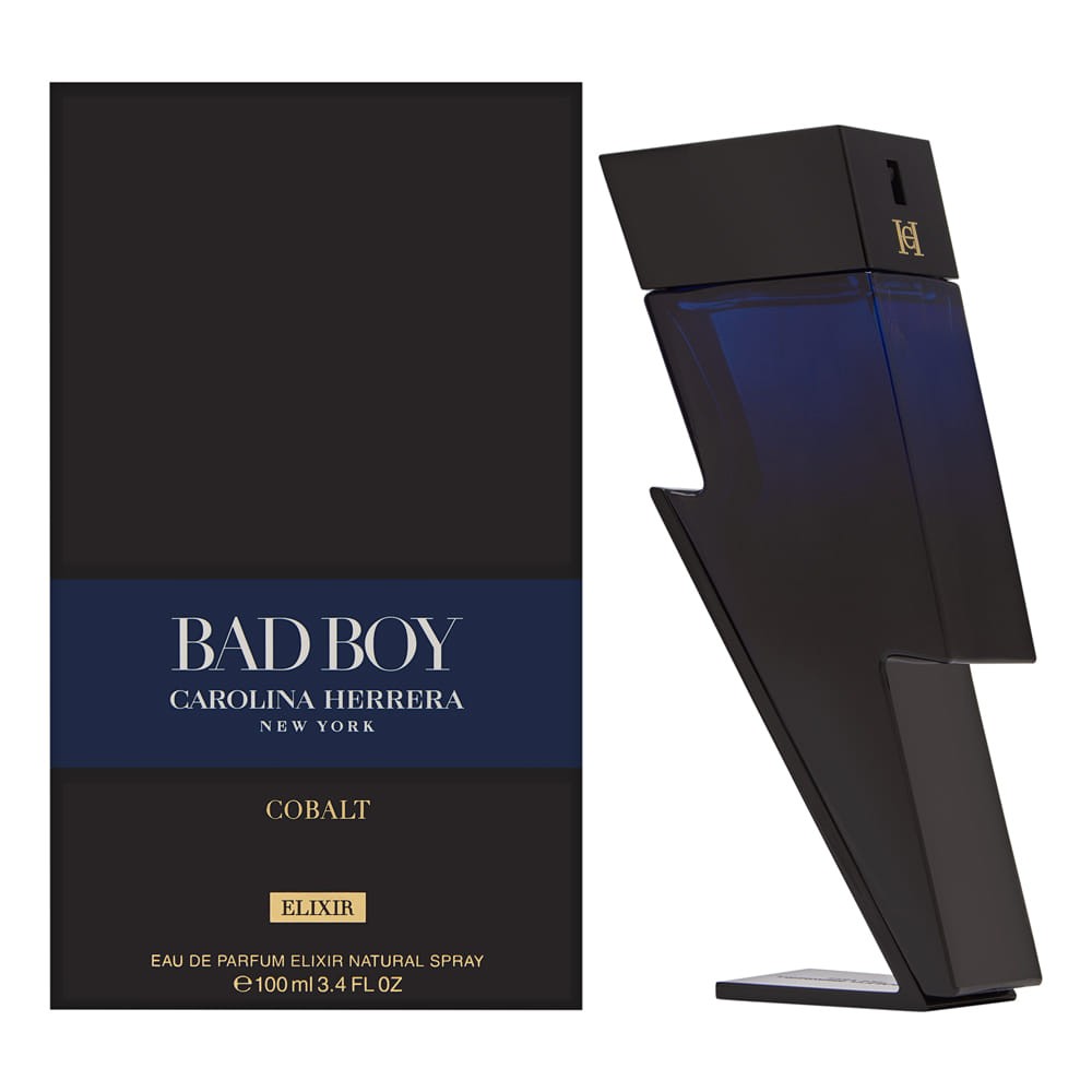Bad Boy Cobalt Elixir by Carolina Herrera for Men 3.4 oz EDP Elixir Spray