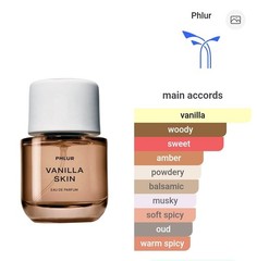Phlur Vanilla Skin Parfum 1.7 oz Vanilla Apple Jasmine Sandalwood Pink Pepper