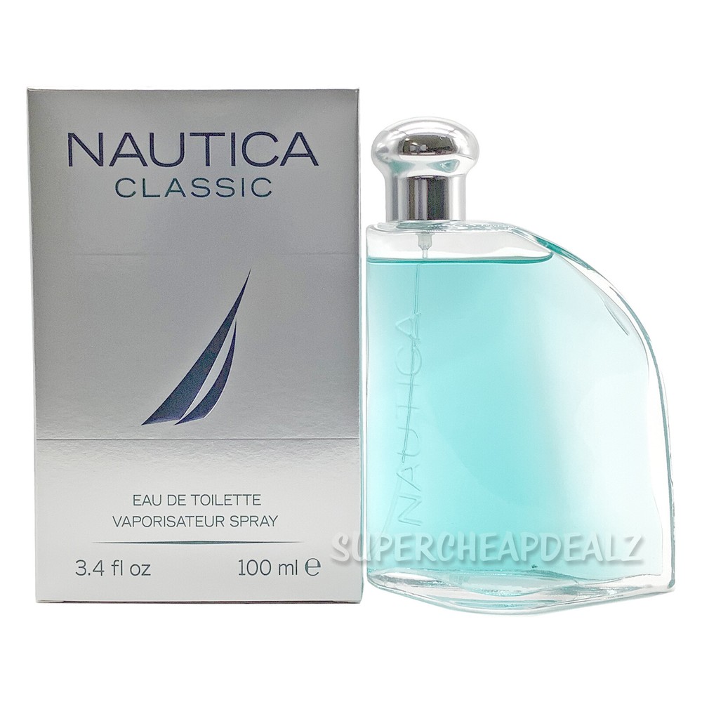 Nautica Classic for Men 3.4 oz EDT Spray NIB AUTHENTIC