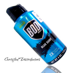 (Lot of 4) Bod Man Blue Surf Cologne Fragrance Body Spray 4 oz. Parfums de Coeur