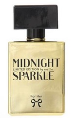 MIDNIGHT SPARKLE FOR HER LIMITED EDITION RUE21 1.7 FL OZ SPRAY PERFUME 50ML GOLD