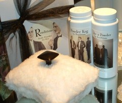 Powder Keg & Take a Powder ~ Body Powder Duo for Men w/ Puff by Renditions