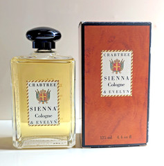Crabtree & Evelyn Sienna 1990 Mens Cologne Splash 4.4oz Discontinued NIB