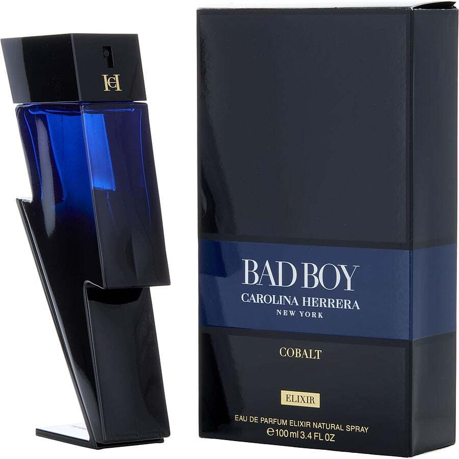 Carolina Herrera Bad Boy Cobalt Elixir EDP Spray 3.4 Oz For Men