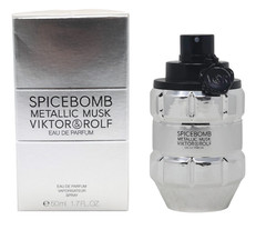 Spicebomb Metallic Musk by Viktor & Rolf for Men 1.7 oz Eau de Parfum Spray