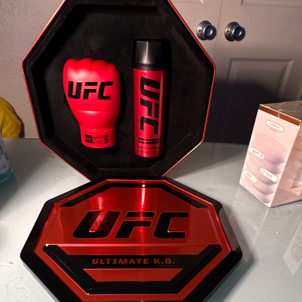 UFC Ultimate K.O. Eau de Parfum Spray 6.8 fl oz & Deodorant Body Spray Set