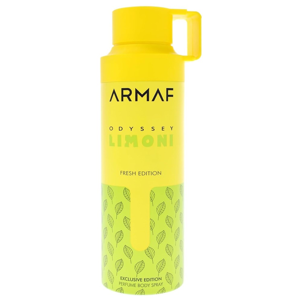 ARMAF ODYSSEY LIMONI FRESH EDITION for Men 6.8 oz 200 ml Perfume Body Spray NEW