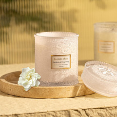 Gardenia & Ylang Ylang Scented Candle, 19.4 Oz, Large Glass Jar Candles for Wome