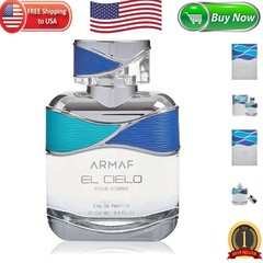 Citrus & Vanilla El Cielo for Men – 3.4 oz EDP Spray – Energizing Fragrance