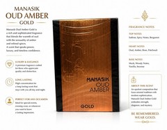 MANASIK OUD AMBER Eau de parfum men 3.3 oz