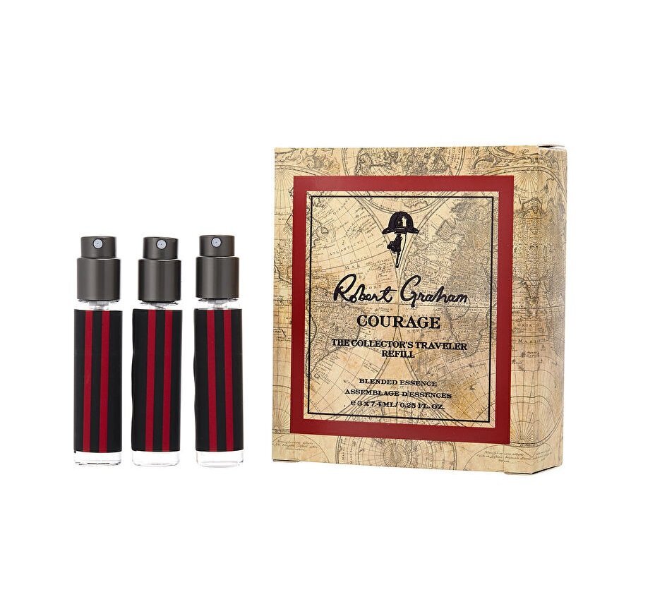 Robert Graham Collectors Traveler Refill – Courage 3 X 0.25 oz EDP Spray Mens…