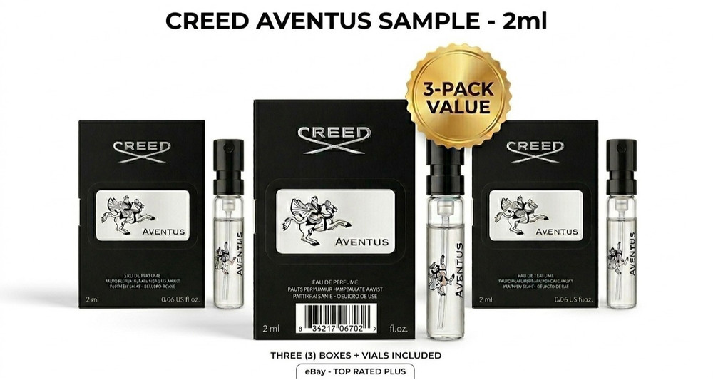 3 pack of Creed Aventus 0.06 fl oz Men’s Eau de Parfum Travel bottles- Free Ship